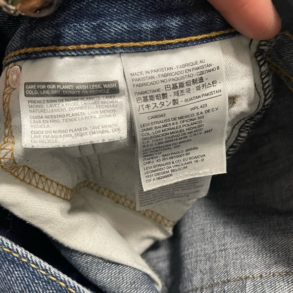 EUC Men’s Size 29 (29” X 32”) Levi’s 511™ Slim Fit Distressed Jeans 100% Cotton - Picture 10 of 11